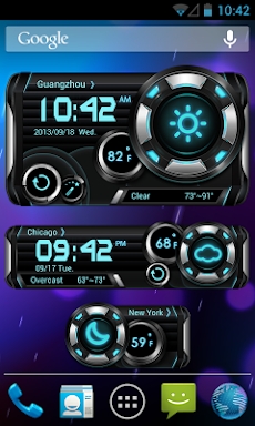 K-Turbo Weather Widget Theme screenshots
