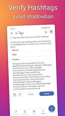 in Tags - AI Hashtag generator screenshots