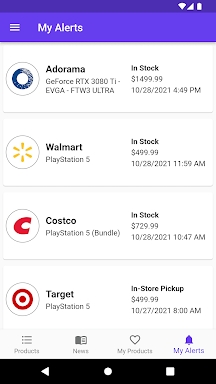 Restockify: Product Restock Alerts screenshots