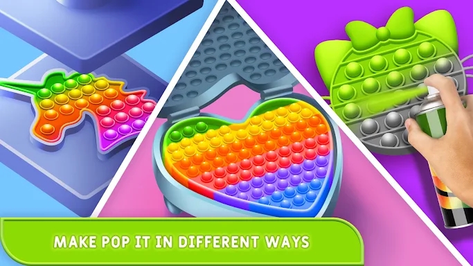 DIY Pop-it Fidget Maker Toy screenshots