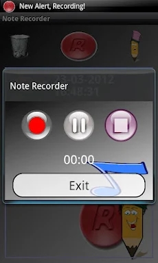 Note Recorder screenshots