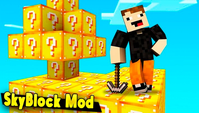 Lucky SkyBlock Mod Minecraft screenshots