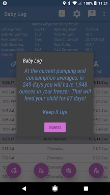 Baby Log (Stash, Nurse, Growth screenshots