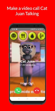 Cat Juan Talking Fake Call screenshots