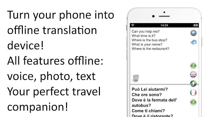 Offline Translator: Italian-En screenshots