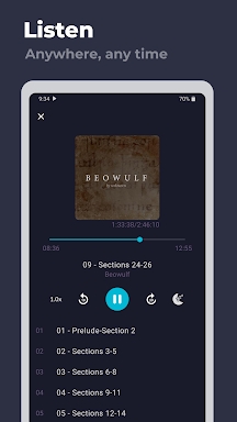 Chronicle Audiobook Player for screenshots