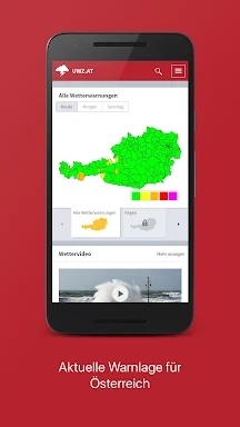 UWZ Österreich: Gewitter Sturm screenshots