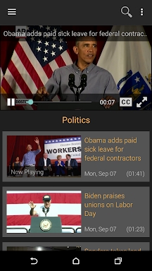 Washington Post Video screenshots
