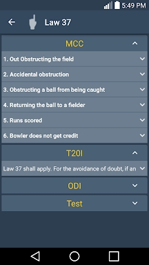 Laws Of Cricket screenshots