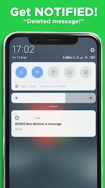 Recover delete messages ChatSv screenshots