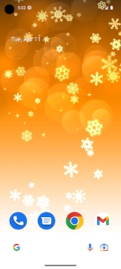 Snowflake Live Wallpaper screenshots