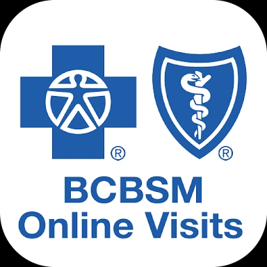 BCBSM Online Visits screenshots
