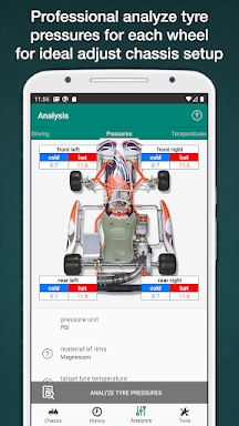 Kart Chassis Setup Pro screenshots
