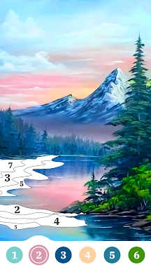 Scenery Coloring Book screenshots