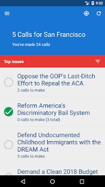 5 Calls: Contact Your Congress screenshots