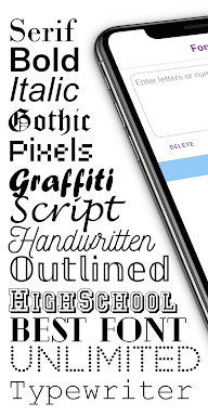 Fonts: Change Typefaces screenshots