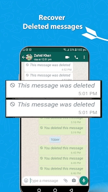WAWR- Recover Deleted Messages screenshots