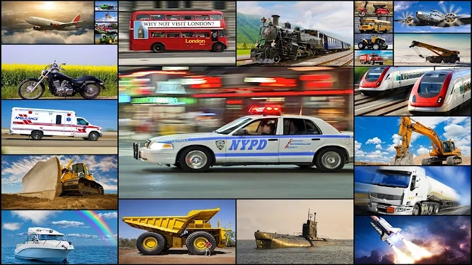 Cars and Trucks Jigsaw Puzzle screenshots