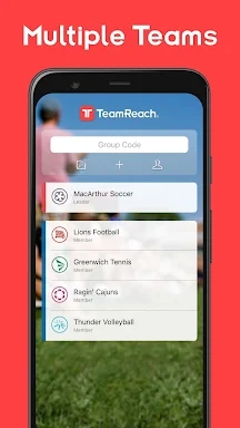 TeamReach - Your Team App screenshots