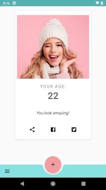 Age calculator by face scanner screenshots
