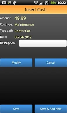 Cost Manager screenshots