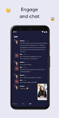 Webby App screenshots