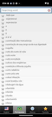 Portuguese bestdict screenshots