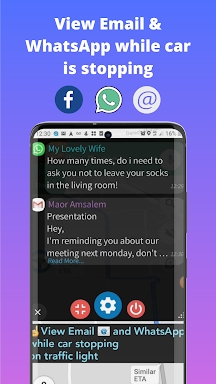 Automatic message reading and  screenshots