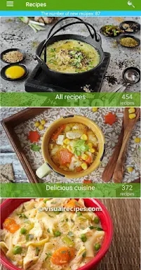 Soup recipes screenshots