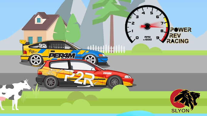 P2R Power Rev Roll Racing Game screenshots