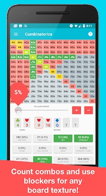 Preflop+ Poker GTO Nash Charts screenshots