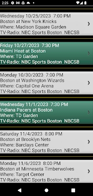 Trivia & Schedule Celtics fans screenshots