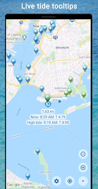 Tides app & widget - eTide HDF screenshots