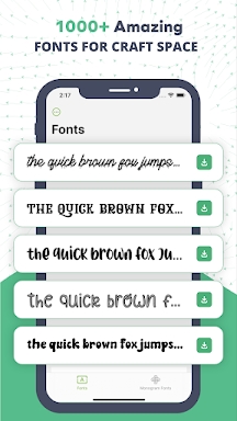 Fonts & Assets For Craft Space screenshots