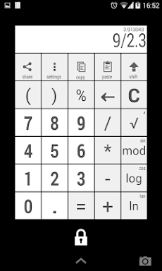 Widget Calculator multicolor screenshots
