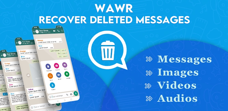 WAWR- Recover Deleted Messages screenshots
