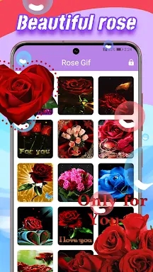 Heart Emoji Gif & Rose Sticker screenshots