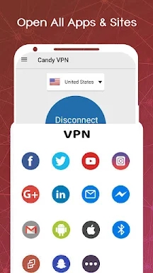 Candy VPN screenshots