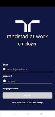 randstad at work - employer screenshots