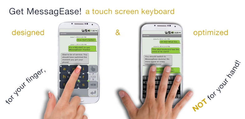MessagEase Keyboard screenshots