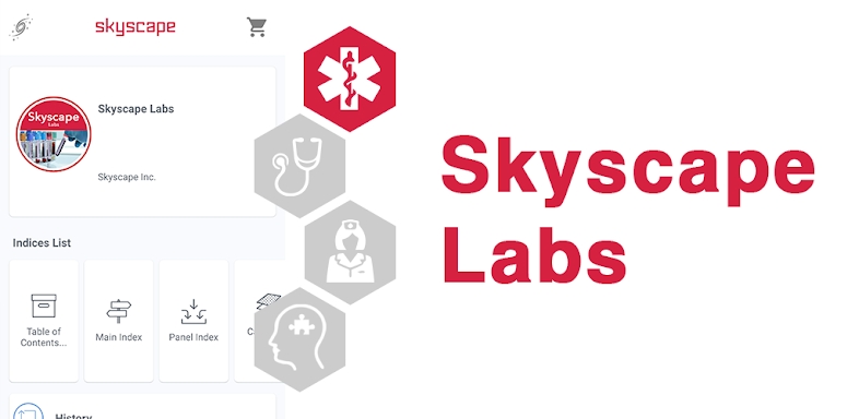 Skyscape Lab Values Mobile App screenshots