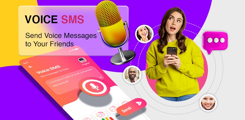 Voice SMS - Write SMS By Voice screenshots