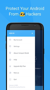 Hotspot Shield Basic - Free VP screenshots
