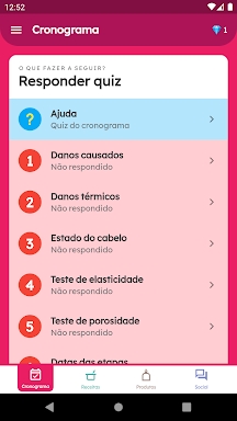 Meu Diário Capilar screenshots