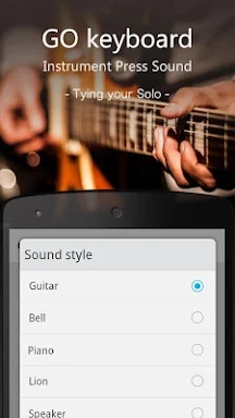 GO Keyboard Instrument Sound screenshots
