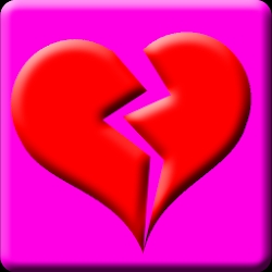 Broken Heart Battery Widget