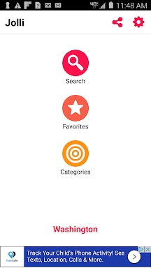 Jolli Events Tracking App screenshots