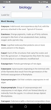 Biology Dictionary screenshots
