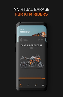 KTMconnect screenshots