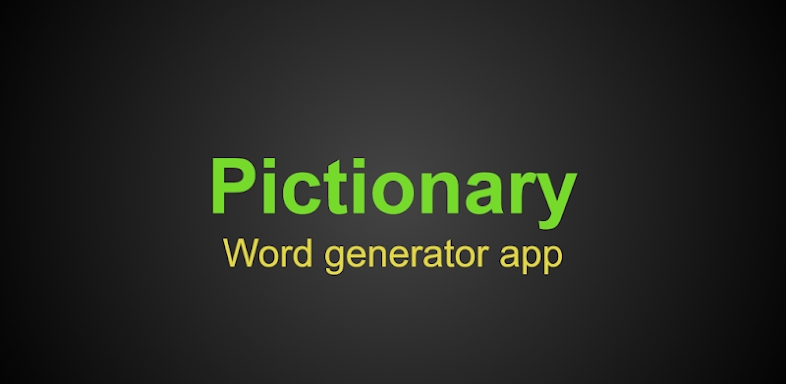 Pictionary Word Generator screenshots